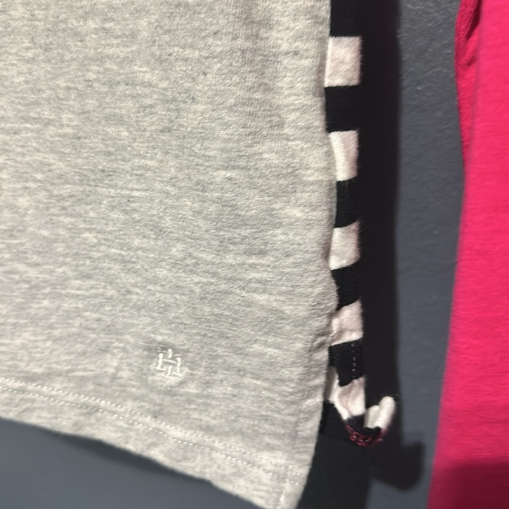 Tommy Hilfiger Gray and pink Striped Top - Picture 4 of 4